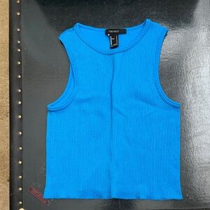 Forever 21 Bright Blue Sleeveless Top